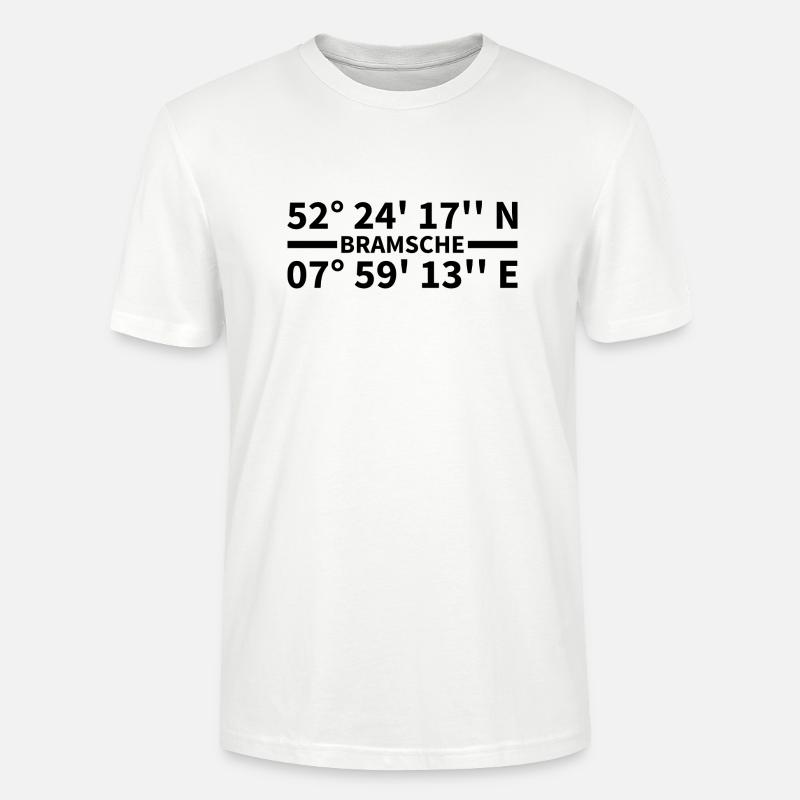 Bram's coordinates - Stanley/Stella CRAFTER Unisex Organic T-Shirt - white
