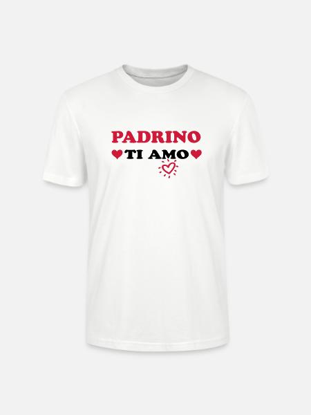 Padrino ti amo - Stanley/Stella CRAFTER Unisex Organic T-Shirt - white