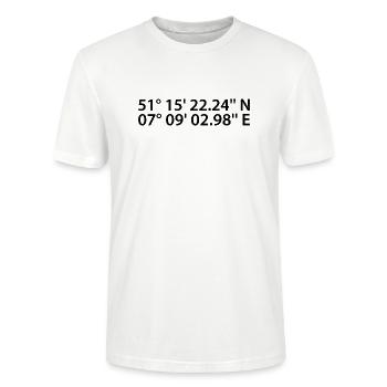 Wuppertal Coordinates - Stanley/Stella CRAFTER Unisex Organic T-Shirt - white - Front - Alina (178cm) & Michal (187cm)