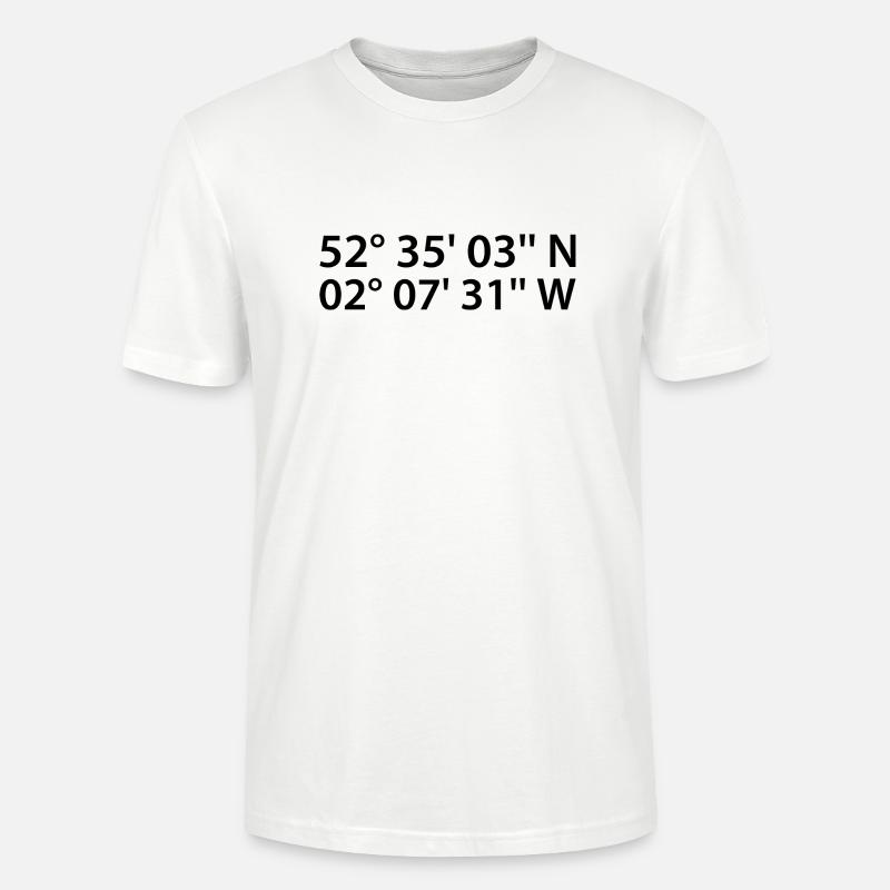 Coordonnées de Wolverhampton - T-shirt bio CRAFTER Stanley Stella Unisexe - blanc