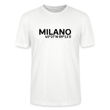 Milano Koordinaten - Stanley/Stella Unisex Bio-T-Shirt CRAFTER - Weiß - Vorne - Alina (178cm) & Michal (187cm)