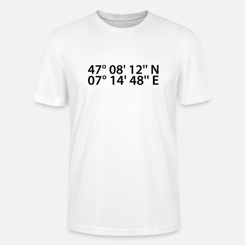Coordonnées de Bienne - T-shirt bio CRAFTER Stanley Stella Unisexe - blanc