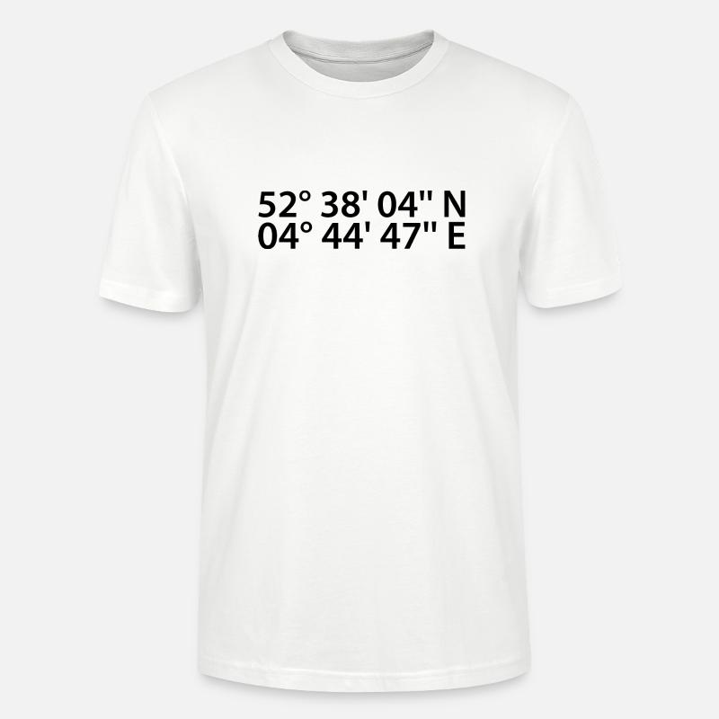 Alkmaar coordinates - Stanley/Stella CRAFTER Unisex Organic T-Shirt - white