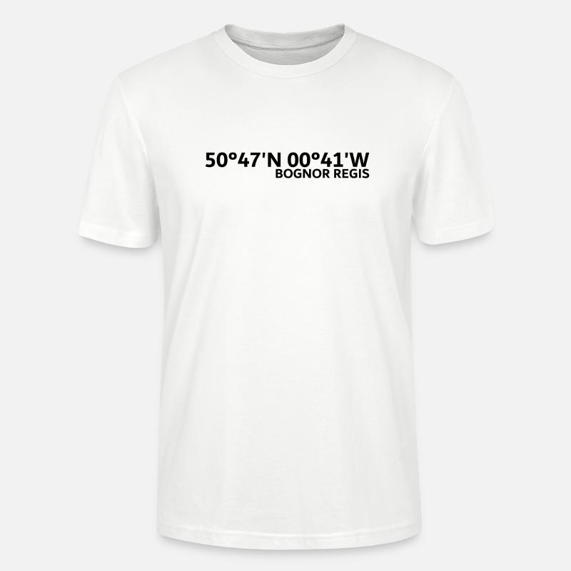 Coordonnées Bognor Regis - T-shirt bio CRAFTER Stanley Stella Unisexe - blanc