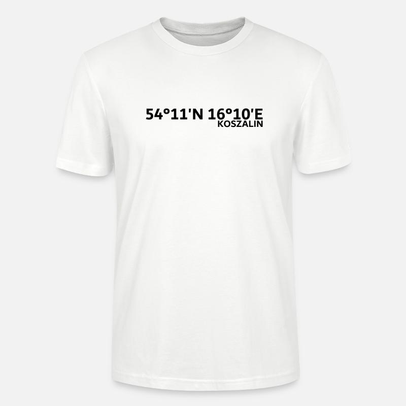Coordonnées de Koszalin - T-shirt bio CRAFTER Stanley Stella Unisexe - blanc