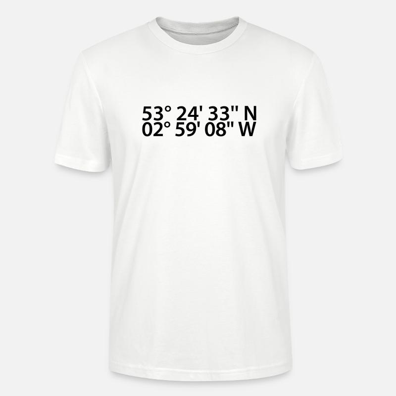 Coordonnées de Liverpool - T-shirt bio CRAFTER Stanley Stella Unisexe - blanc
