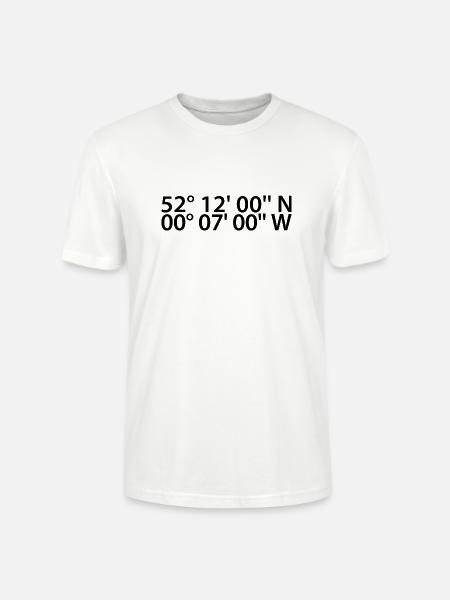Coordonnées Cambridge - T-shirt bio CRAFTER Stanley Stella Unisexe - blanc