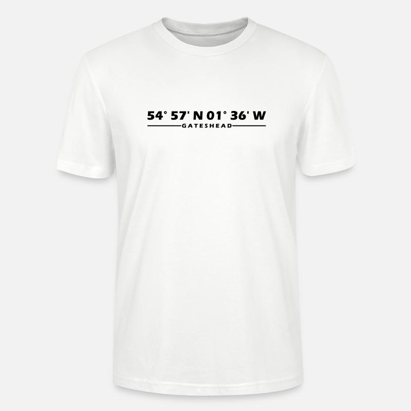 Coordonnées de Gateshead - T-shirt bio CRAFTER Stanley Stella Unisexe - blanc