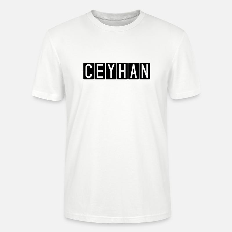 Ceyhan Flughafentafel - Stanley/Stella Unisex Bio-T-Shirt CRAFTER - Weiß