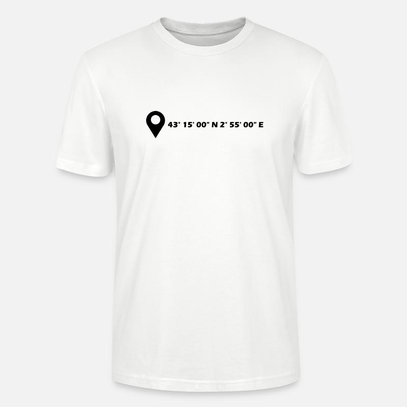 Görlitz coordinates - Stanley/Stella CRAFTER Unisex Organic T-Shirt - white