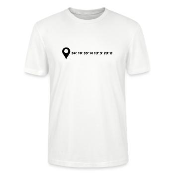 Coordonnées de Stralsund - T-shirt bio CRAFTER Stanley Stella Unisexe - blanc - Devant - Alina (178cm) & Michal (187cm)