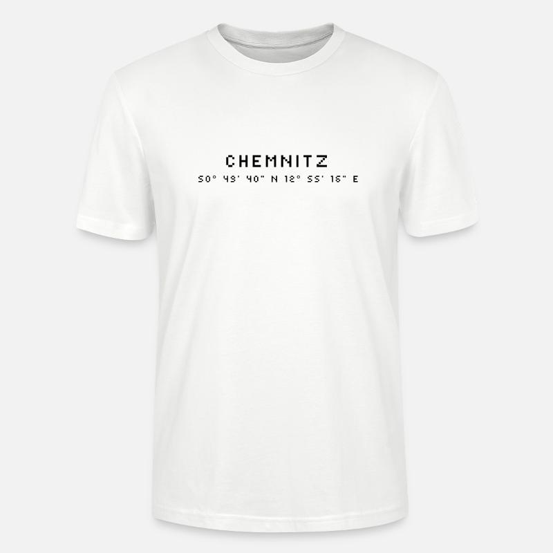 Coordonnées de Chemnitz - T-shirt bio CRAFTER Stanley Stella Unisexe - blanc