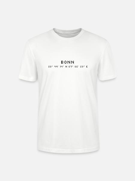 Bonn coordinates - Stanley/Stella CRAFTER Unisex Organic T-Shirt - white