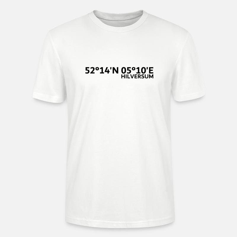 Coordonnées de Hilversum - T-shirt bio CRAFTER Stanley Stella Unisexe - blanc