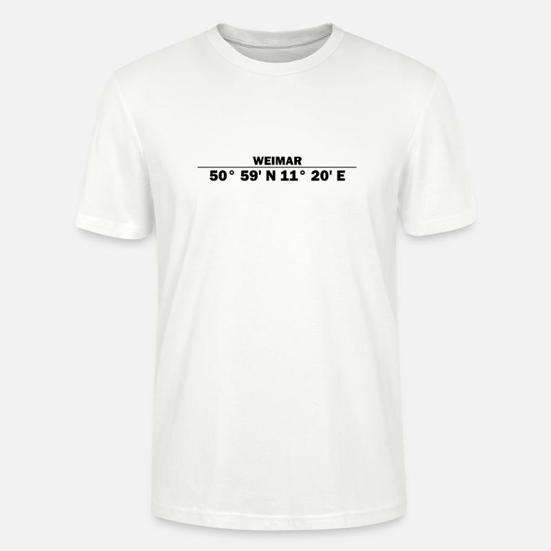Coordonnées Weimar - T-shirt bio CRAFTER Stanley Stella Unisexe - blanc