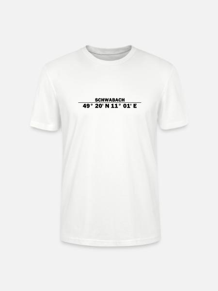 Schwabach coordinates - Stanley/Stella CRAFTER Unisex Organic T-Shirt - white