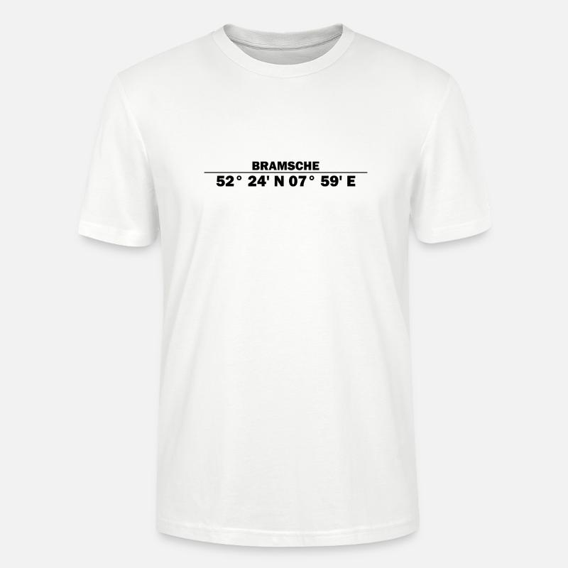 Bram's coordinates - Stanley/Stella CRAFTER Unisex Organic T-Shirt - white