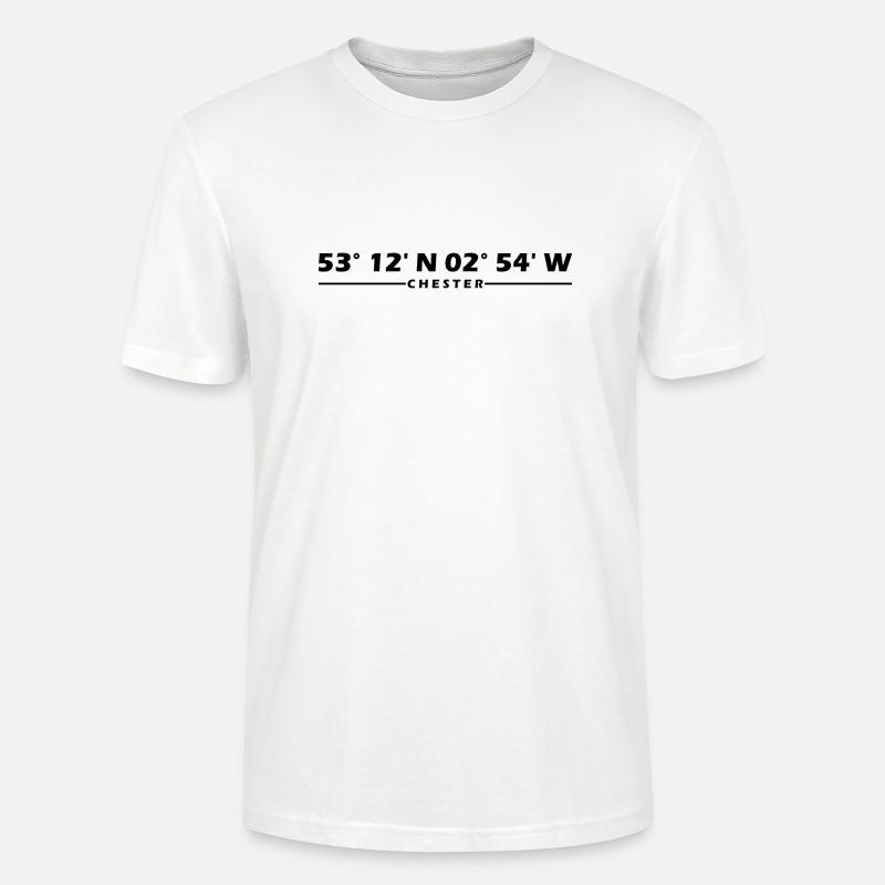 Chester Coordinates - Stanley/Stella CRAFTER Unisex Organic T-Shirt - white