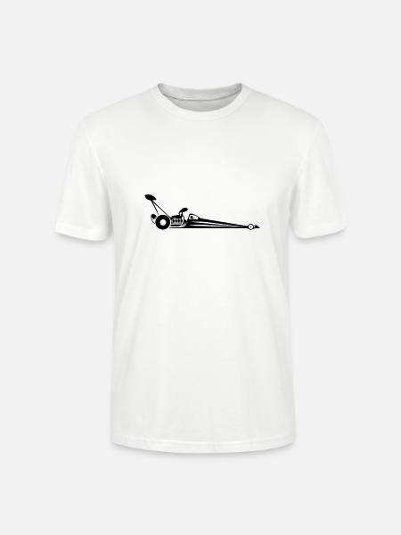Race Dragster - Stanley/Stella Unisex Bio-T-Shirt CRAFTER - Weiß