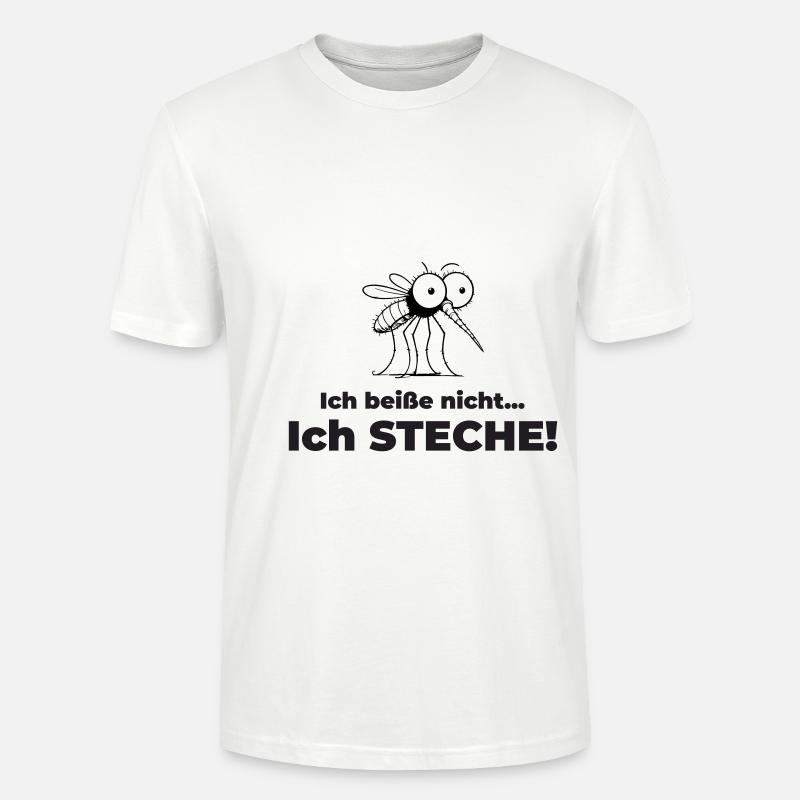 Stechmücke - Stanley/Stella Unisex Bio-T-Shirt CRAFTER - Weiß