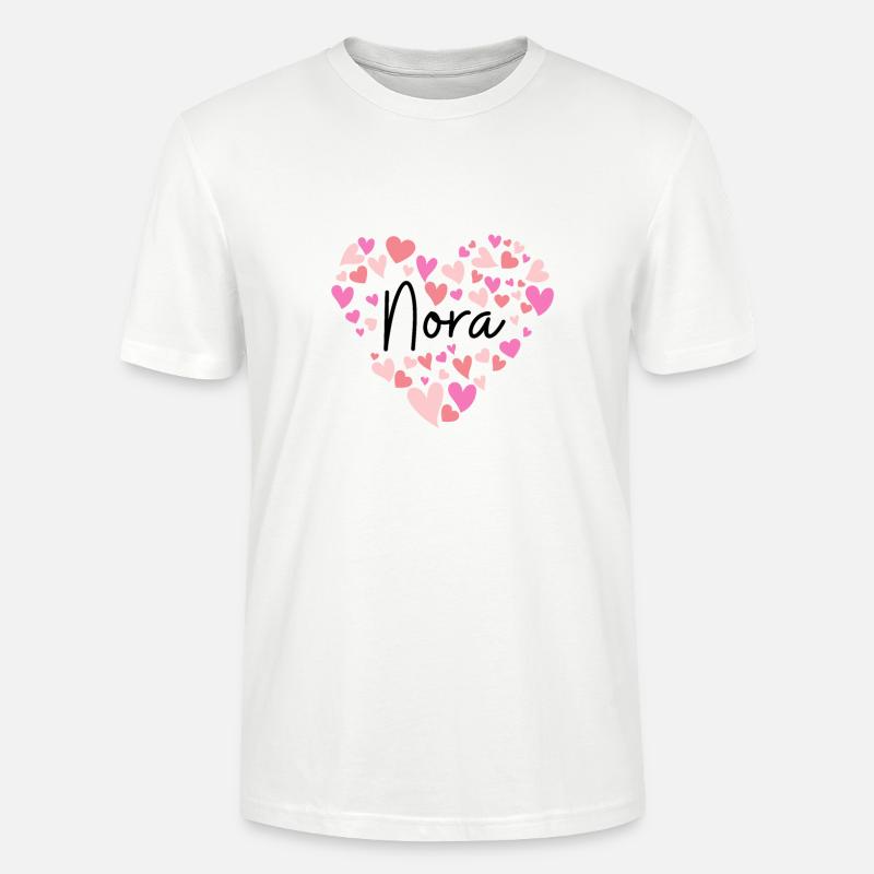Ich liebe Nora - Stanley/Stella Unisex Bio-T-Shirt CRAFTER - Weiß