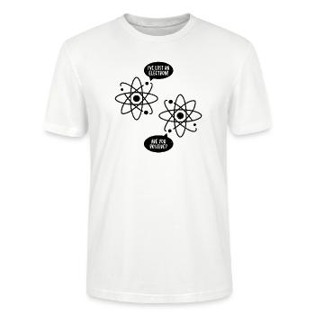 a perdu un - T-shirt bio CRAFTER Stanley Stella Unisexe - blanc - Devant - Alina (178cm) & Michal (187cm)