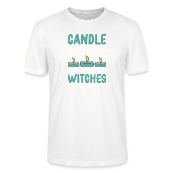 Candle production not only for - Stanley/Stella CRAFTER Unisex Organic T-Shirt - white - Front - Alina (178cm) & Michal (187cm)
