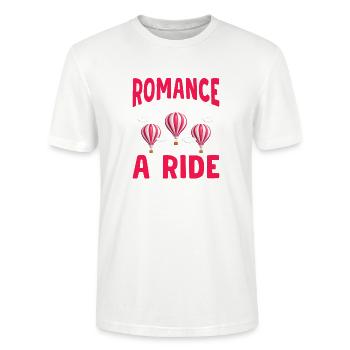 Balloons Expert Rider Sports Lover - T-shirt bio CRAFTER Stanley Stella Unisexe - blanc - Devant - Alina (178cm) & Michal (187cm)