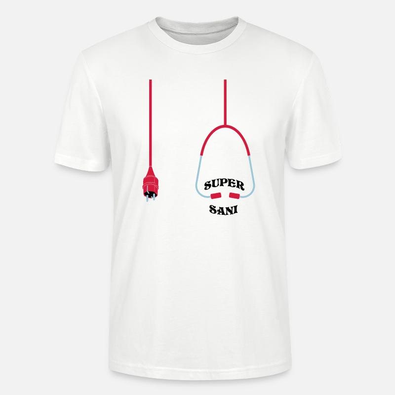 Super Sani - Stanley/Stella Unisex Bio-T-Shirt CRAFTER - Weiß