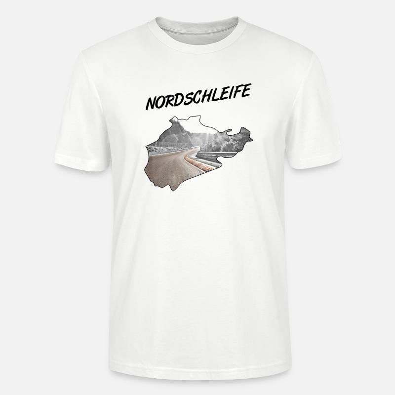 Nordschleife - T-shirt bio CRAFTER Stanley Stella Unisexe - blanc