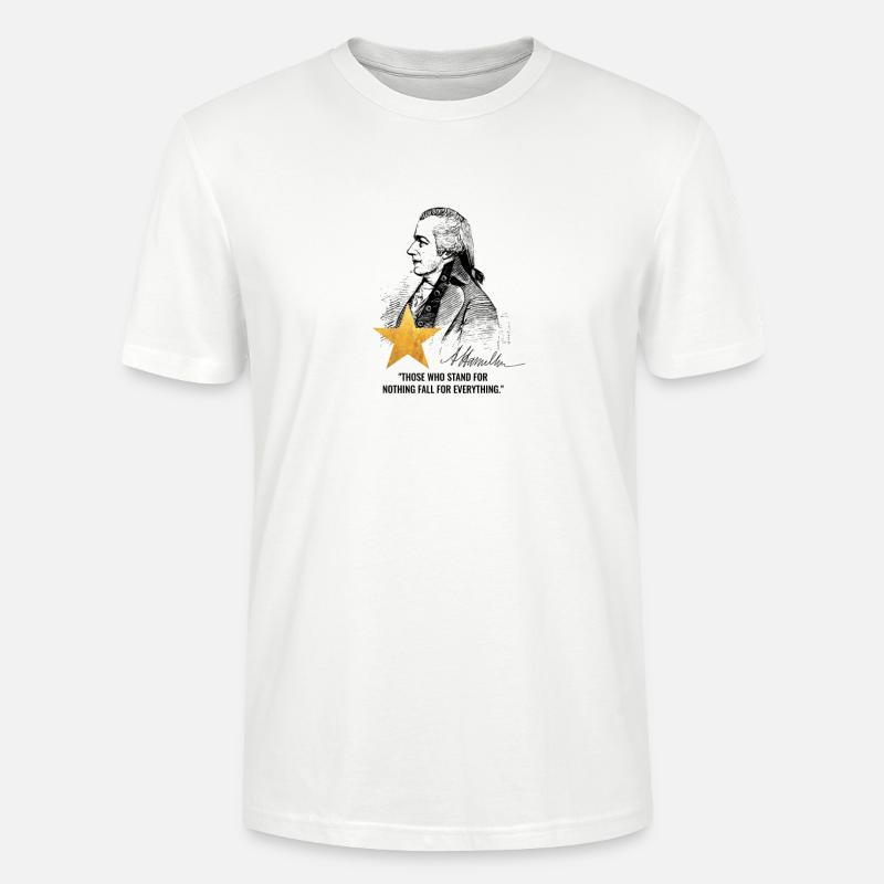 Alexander Hamilton - Stanley/Stella Unisex Bio-T-Shirt CRAFTER - Weiß