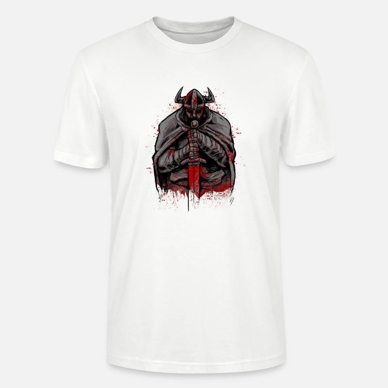 Vikinger Walhalla Odin Wikinger Geschenk - Stanley/Stella Unisex Bio-T-Shirt CRAFTER - Weiß