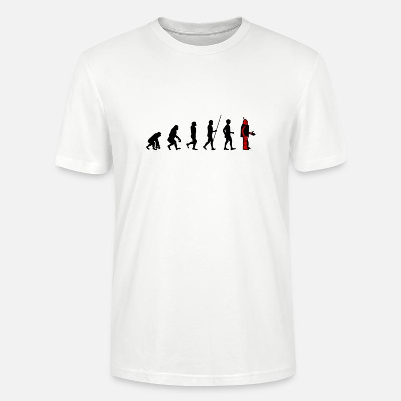Evolution - Roboter - Stanley/Stella Unisex Bio-T-Shirt CRAFTER - Weiß
