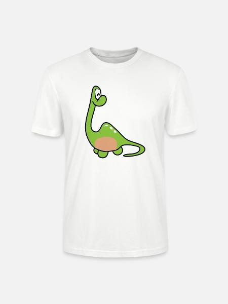 Dinosaur Kids Dino - Stanley/Stella CRAFTER Unisex Organic T-Shirt - white