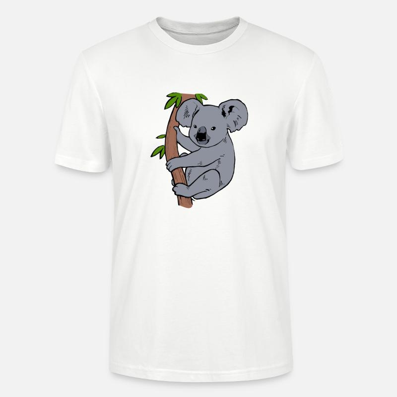 Koala - Stanley/Stella Unisex Bio-T-Shirt CRAFTER - Weiß