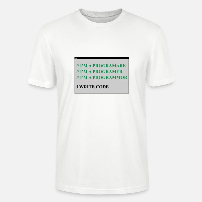 Computer - Stanley/Stella Unisex Bio-T-Shirt CRAFTER - Weiß