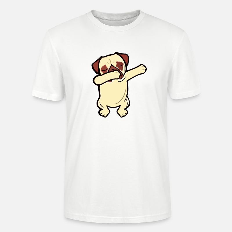 Dab Dabbing Mops - Stanley/Stella Unisex Bio-T-Shirt CRAFTER - Weiß