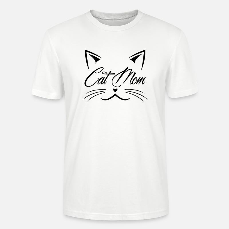 Chat mère chat mère - T-shirt bio CRAFTER Stanley Stella Unisexe - blanc