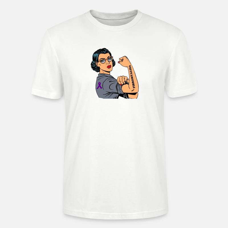 Fibromyalgie Rheuma - Stanley/Stella Unisex Bio-T-Shirt CRAFTER - Weiß
