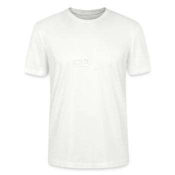 Wohnmobil Camping Camper - Stanley/Stella Unisex Bio-T-Shirt CRAFTER - Weiß - Vorne - Alina (178cm) & Michal (187cm)