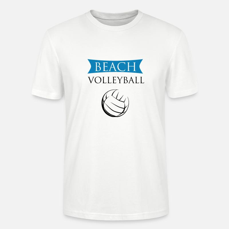 Beach volleyball - Stanley/Stella CRAFTER Unisex Organic T-Shirt - white