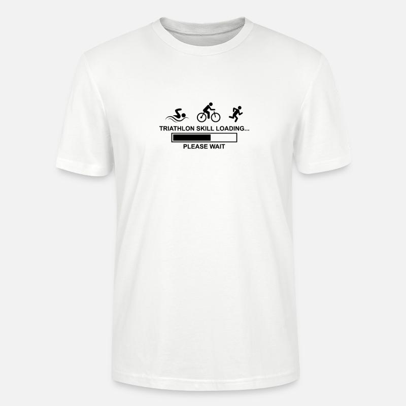 Triathlon skill loading... please wait - Stanley/Stella Unisex Bio-T-Shirt CRAFTER - Weiß