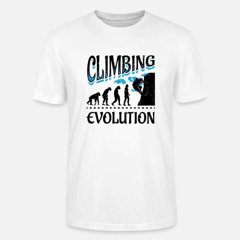 Evolution Climbing Escalade Alpinisme Alpinisme - T-shirt bio CRAFTER Stanley Stella Unisexe - blanc