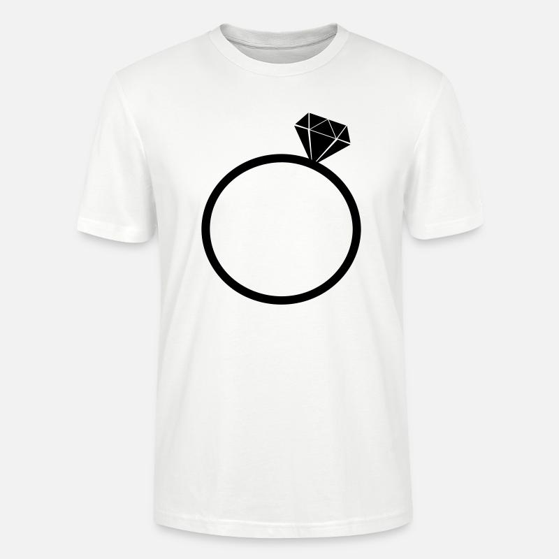 diamantring - Stanley/Stella Unisex Bio-T-Shirt CRAFTER - Weiß