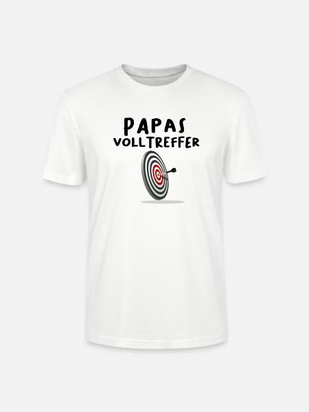papas volltreffer dart - Stanley/Stella Unisex Bio-T-Shirt CRAFTER - Weiß