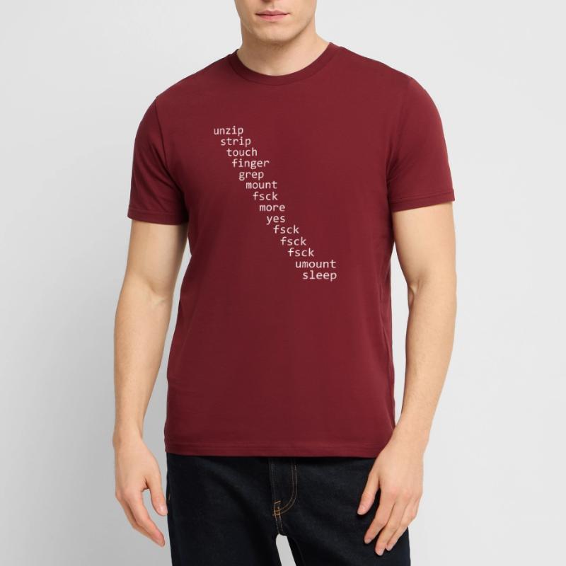 Unix Linux Programmer Sys Admin Sexy Shell Script Stanley/Stella CRAFTER Unisex Organic T-Shirt