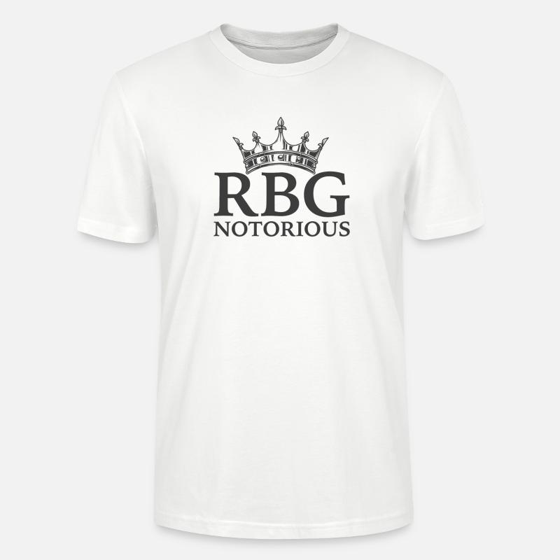 RBG Notorious Queen - Stanley/Stella Unisex Bio-T-Shirt CRAFTER - Weiß