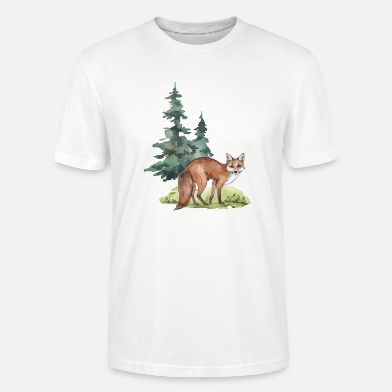 Fuchs Wald - Stanley/Stella Unisex Bio-T-Shirt CRAFTER - Weiß