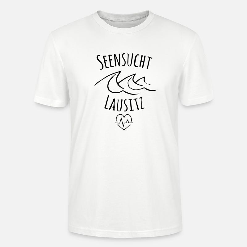 Seensucht Lausitz - Stanley/Stella Unisex Bio-T-Shirt CRAFTER - Weiß