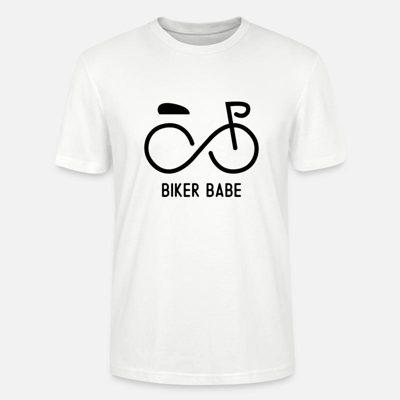 Biker Babe - Stanley/Stella Unisex Bio-T-Shirt CRAFTER - Weiß